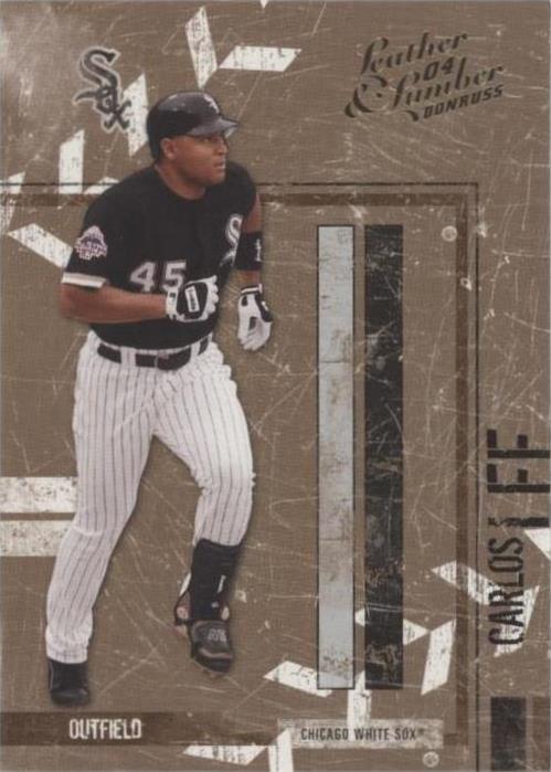 Donruss 2004 cuero y madera - Carlos Lee #35