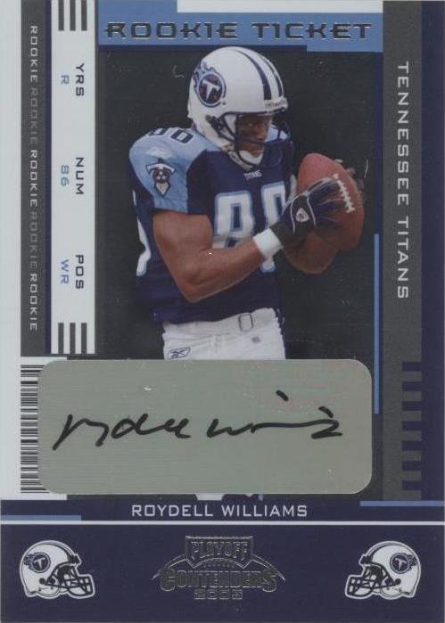 2005 Playoff Contenders Roydell Williams #166