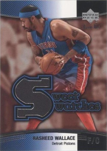 2004-05 Upper Deck Sweet Shot - Rasheed Wallace #SW-RW