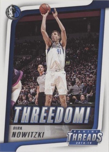 2018-19 Panini Threads - Dirk Nowitzki #10