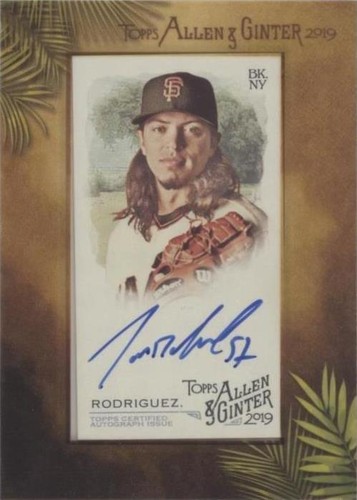 2019 Topps Allen & Ginter - Dereck Rodriguez #MA-DRO