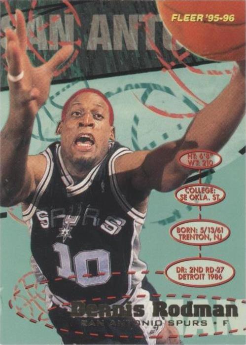 1995 - 96 Fleer - Dennis Rodman #174