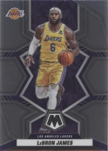 Lebron James 2021 Panini Mosaic #246 National Pride Prizm