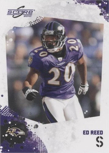 2010 Score Ed Reed #20