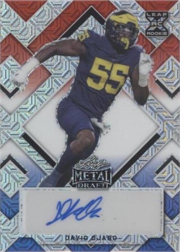 2022 Leaf Metal Draft David Ojabo #BA-DO1