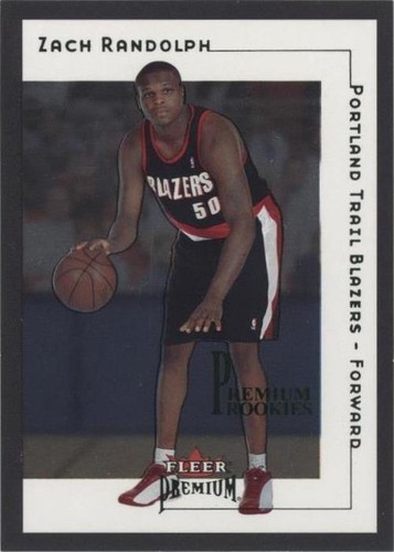 2001-02 Fleer Premium - Zach Randolph #184