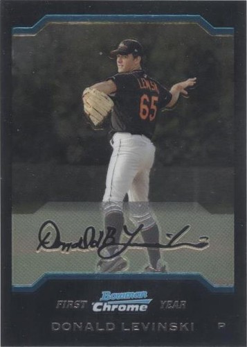 2004 Bowman Chrome - Donald Levinski #256