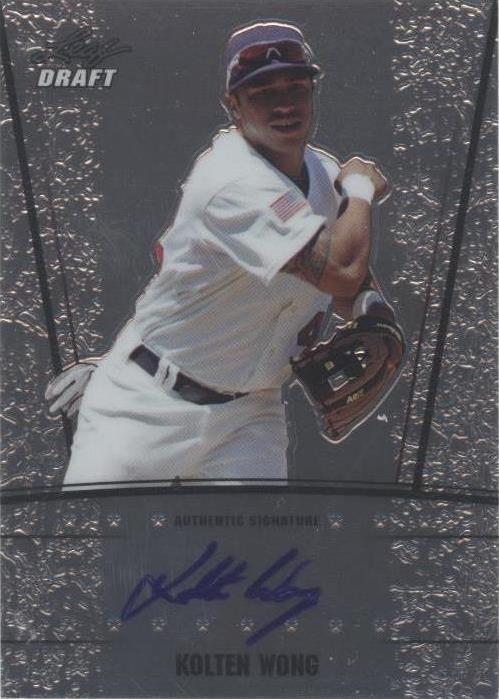 2011 Leaf Metal Draft - Kolten Wong #AU-KW1