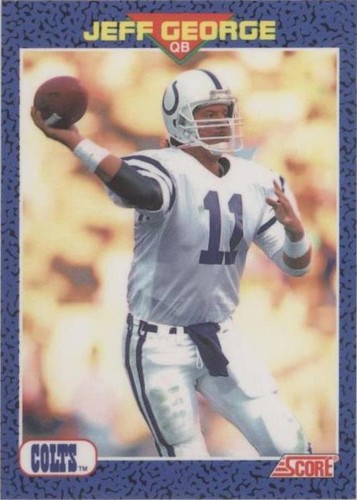 1991 Score Young Superstars Jeff George #27
