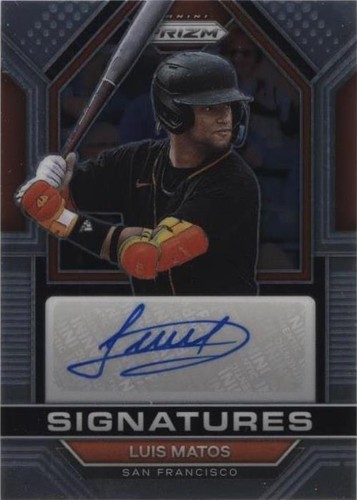 2023 Panini Prizm - Luis Matos #SIG-LM