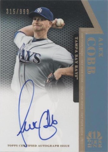 2011 Topps Tier One - Alex Cobb #OR-AC