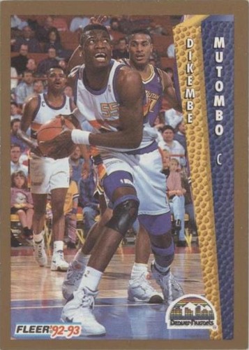 1991-92 FLEER LIMITED EDITION DIKEMBE MUTOMBO 3 of 12