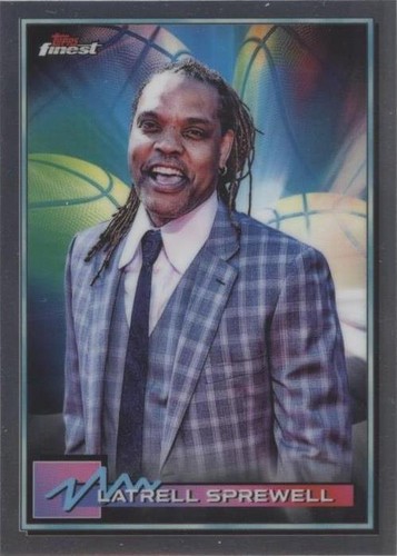 2021 Topps Finest - Latrell Sprewell #7
