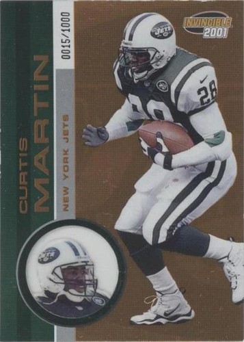 2001 Pacific Invincible Curtis Martin #169