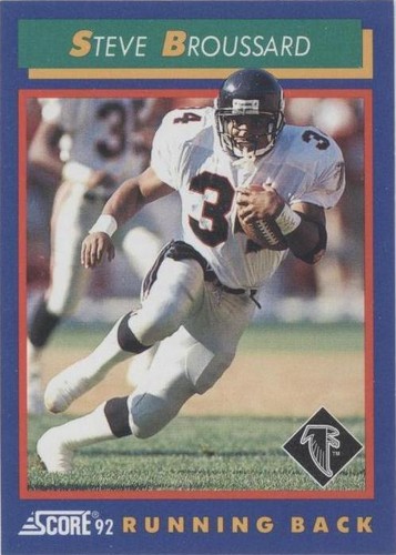 1992 Score Steve Broussard #58