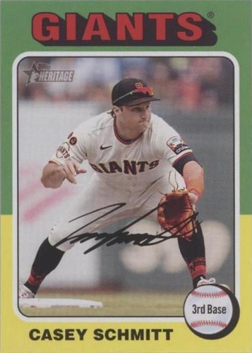 Casey Schmitt Trading Cards