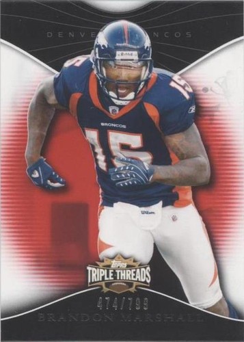 2009 Topps Triple Threads Brandon Marshall #63