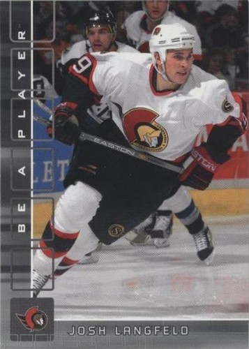 2001-02 In the Game Be A Player Memorabilia - Josh Langfeld #430