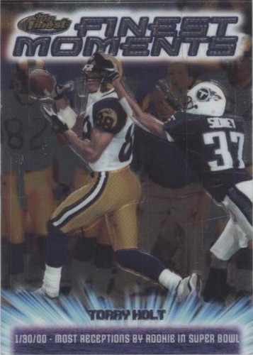 2000 Topps Finest Torry Holt #FM16