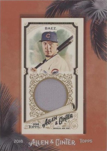 2018 Topps Allen & Ginter - Javier Báez #MFR-JB