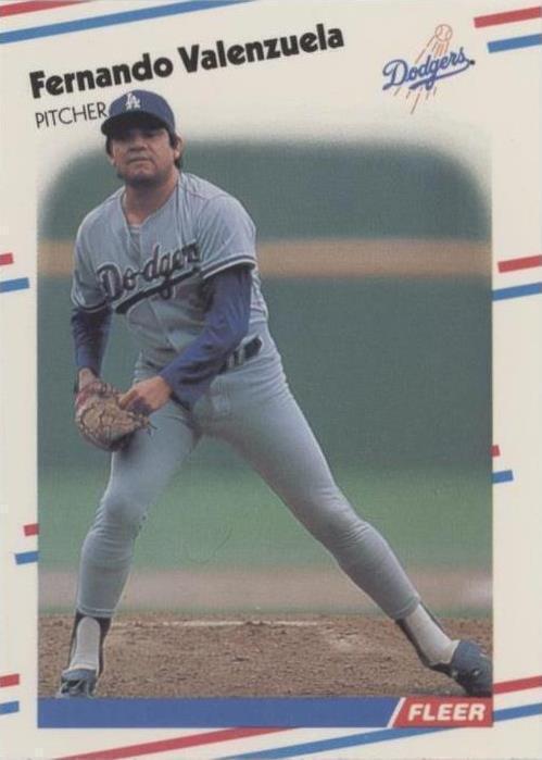 Fleer 1988 - Fernando Valenzuela #528