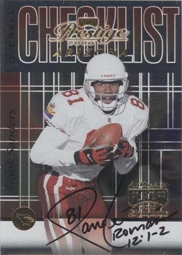2000 Playoff Prestige Frank Sanders #CL63