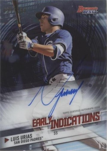 2018 Bowman's Best - Luis Urias #EIA-LU