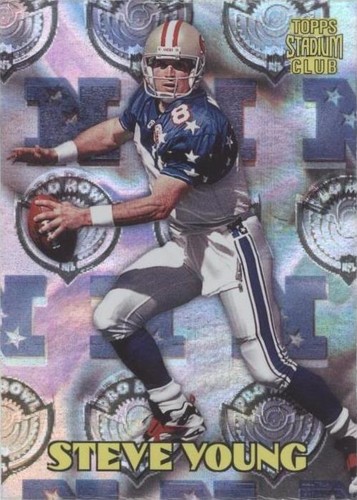 1996 Topps Stadium Club Steve Young #PB13