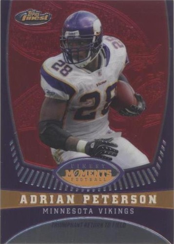 2008 Topps Finest Adrian Peterson #AP5