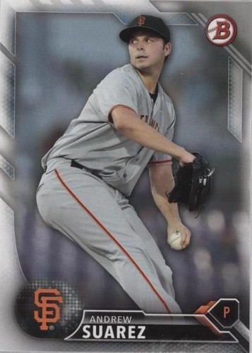 2016 Bowman - Andrew Suarez #BP45