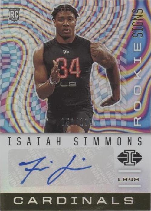 2020 Panini Illusions Isaiah Simmons #RS24