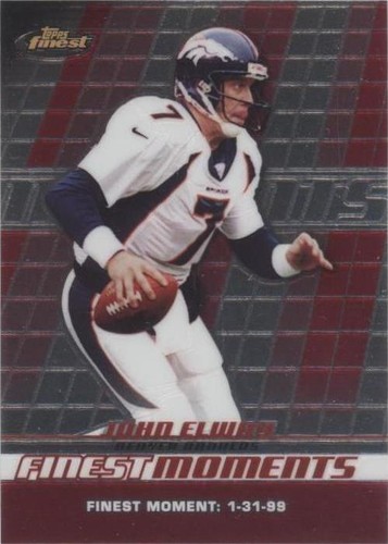 2008 Topps Finest John Elway #FM-JE