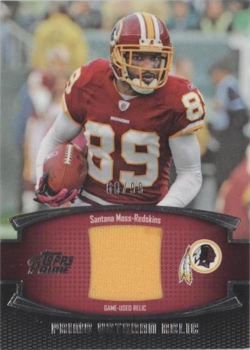 2011 Topps Prime Santana Moss #PVR-SM