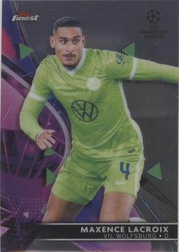 2021-22 Topps Finest UCL Maxence Lacroix #21