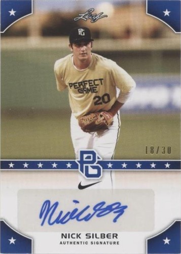 2015 Leaf Perfect Game National Showcase - Nick Silber #PG-NS1