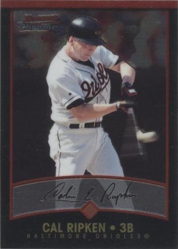 2001 Bowman Chrome - Cal Ripken #96