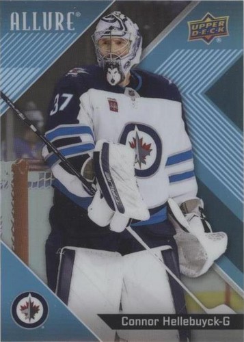 UPPER DECK NHLカード SP AUTHENTIC CONNOR HELLEBUYCK WINNIPEG JETS 17/25 #MD-CH 送料無料 中古 IT1 2021-22 Connor Hellebuyck SPx Upper Deck Extended Series