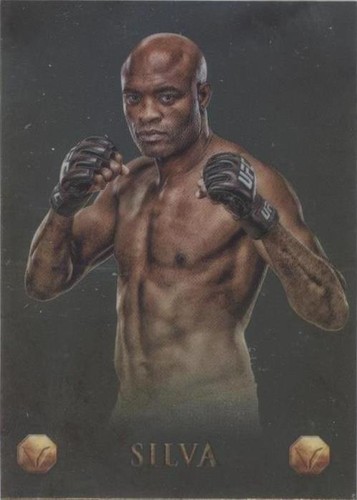 2013 Topps Finest UFC - Anderson Silva #V-4