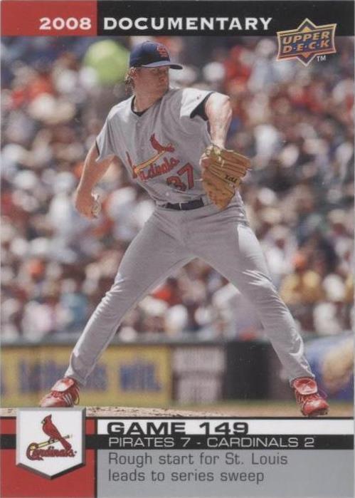 2008 Upper Deck Documentary - Todd Wellemeyer #4516