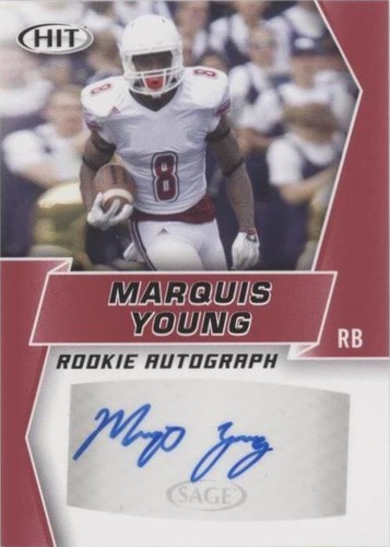2019 Sage Hit Premier Draft Marquis Young #A44