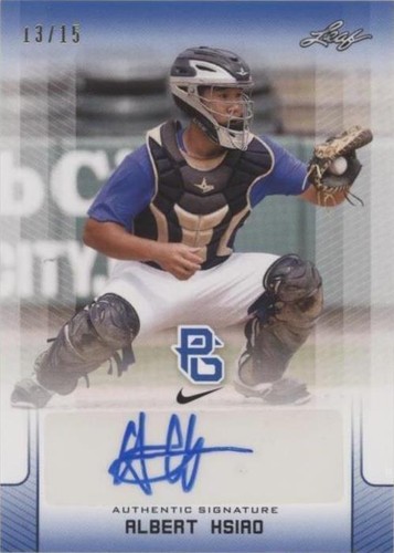 2017 Leaf Perfect Game National Showcase - Albert Hsiao #BA-AH1