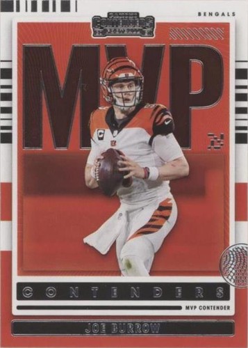 2021 Panini Contenders Joe Burrow #MVP-JBU