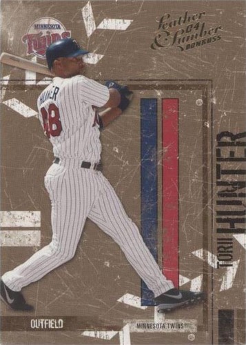 2004 Donruss Leather & Lumber - Torii Hunter #83