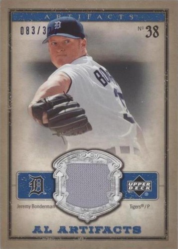 2006 Upper Deck Artifacts - Jeremy Bonderman #AL-JB