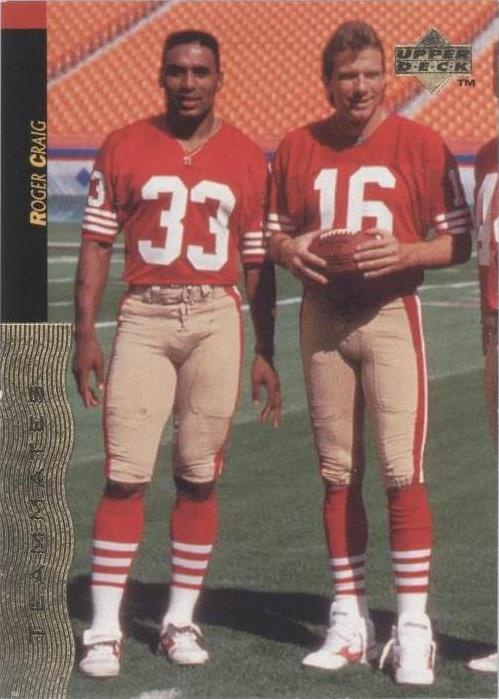 1995 Upper Deck Joe Montana Roger Craig #43