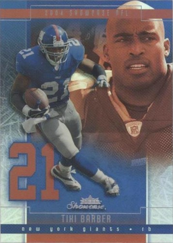 2004 Fleer Showcase Tiki Barber #36