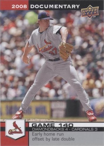 2008 Upper Deck Documentary - Todd Wellemeyer #4246