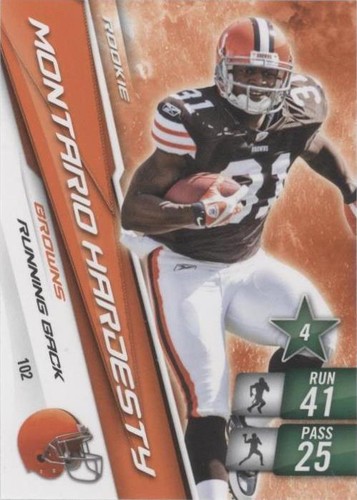 2010 Adrenalyn XL Montario Hardesty #102