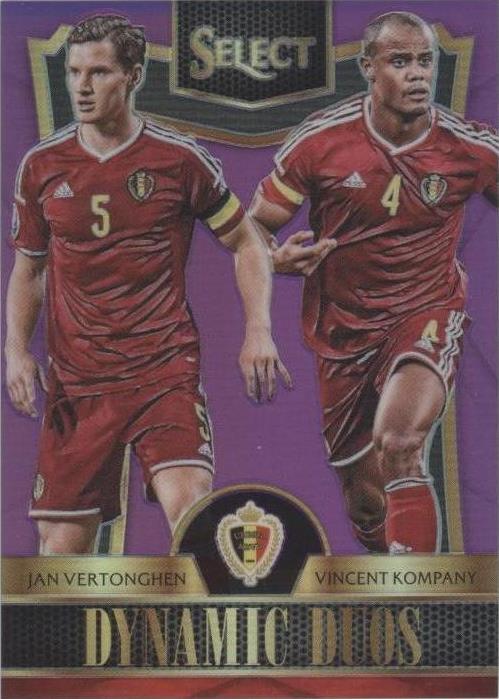 2015-16 Panini Select Jan Vertonghen Vincent Kompany #2