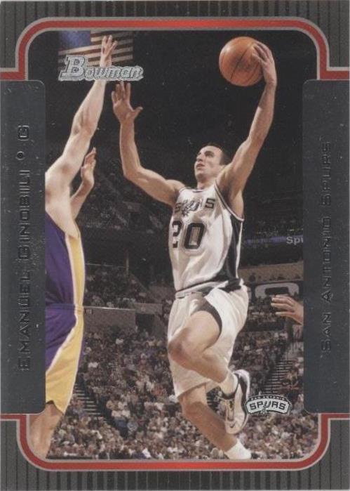 2003-04 Bowman Rookies & Stars - Manu Ginóbili #87